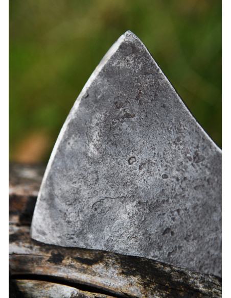 Handgesmede stalen Vikingbijl, type A