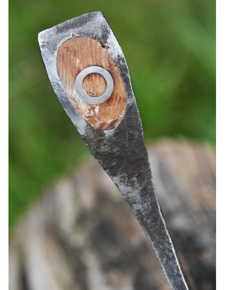 Handgesmede stalen Vikingbijl, type A