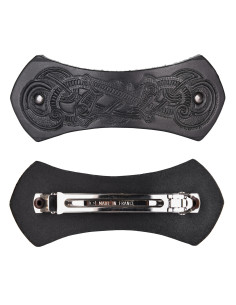 1 vikinge hårspænde med metal clips lukning