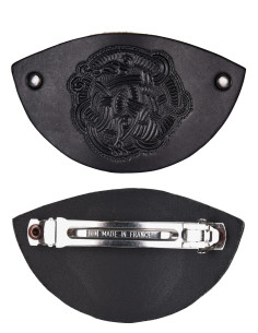 1 keltisk knude hårspænde med metal clip lukning 2