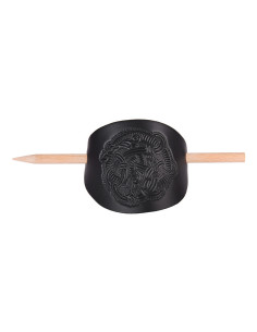 Pasador de pelo vikingo con alfiler de madera 2
