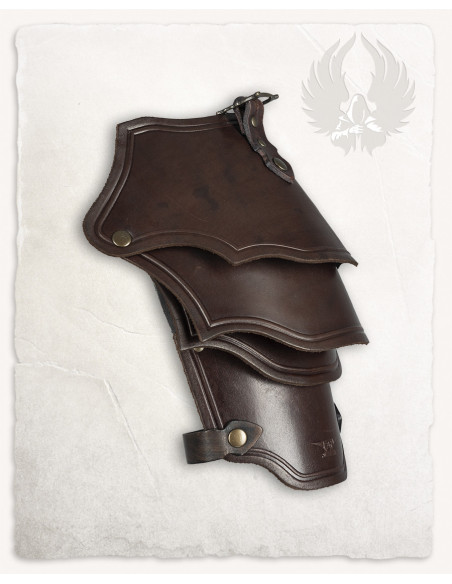 Hombreras cuero marrón modelo Kendra...