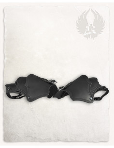 Hombreras cuero negro modelo Kendra (2ª edición) 2