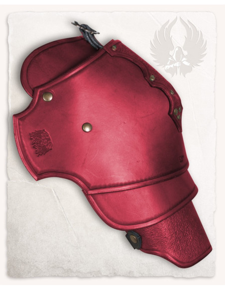 Hombreras cuero rojo modelo Mantikor
