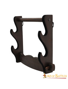 Soporte de pared para hacha o espada (30 x 37,5 cm.)