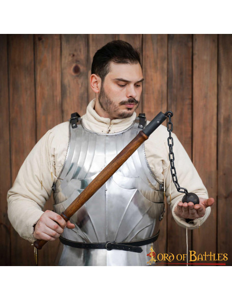 Maza medieval bola sin pinchos (62 cm.)