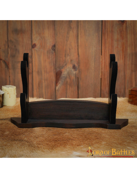 Bordstativ til 2 sværd eller økser