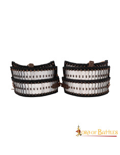 Lamellar Viking panser skulderpuder (30 x 15 cm.)