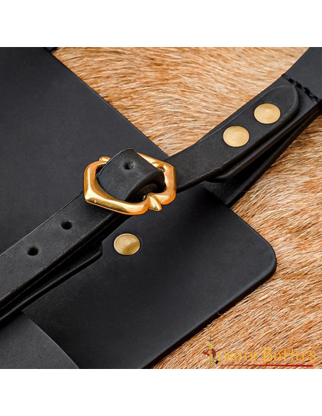 Tijdschriftendrager om aan een riem...