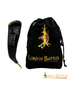 Cuerno para beber lobo Fenrir (300-400 ml.)
