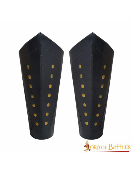 Mittelalterliche Krieger-Lederarmbänder