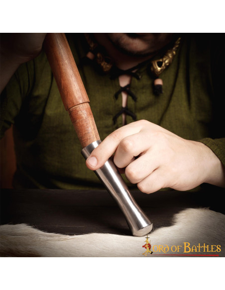 Contera acero lanza medieval (12,7 cm.)