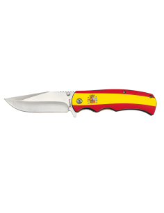 Albainox mærke kniv 3D design Spanien flag (20,3 cm.)