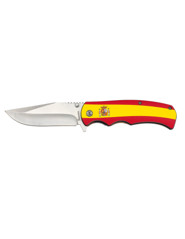 Albainox mærke kniv 3D design Spanien flag (20,3 cm.)