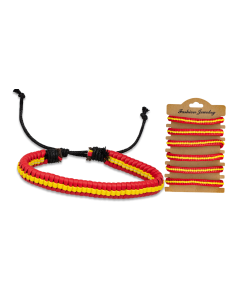 Pulsera polipiel decorada bandera de España
