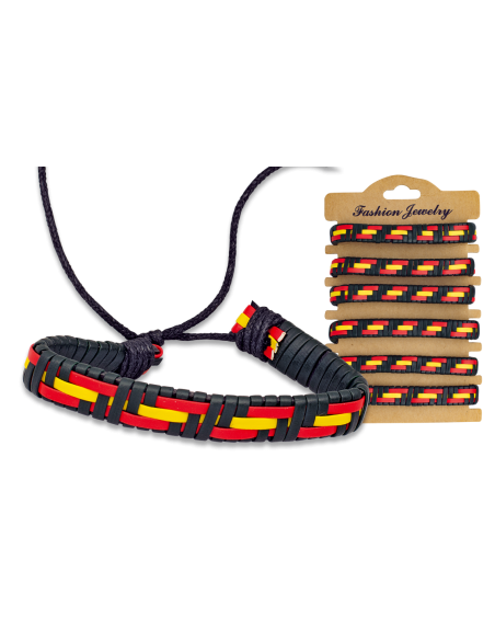 Kunstlederarmband, verziert mit der...