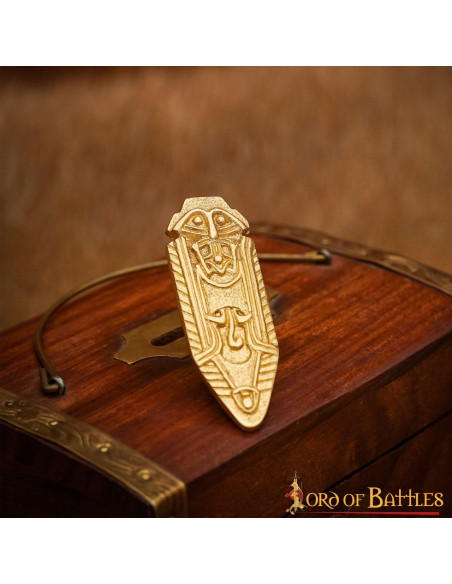 Chapa latón decoración Celta (6 cm.)