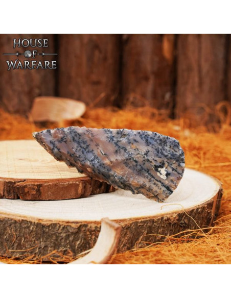 Historisk pilespids af flintsten (6 cm.)