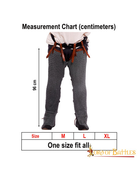 Kettenhemdhose aus Aluminium (10 mm)