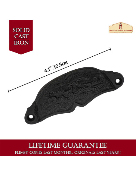 Set mit 4 Griffen im viktorianischen...