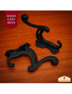 Set de 2 ganchos de pared (hierro fundido) 2