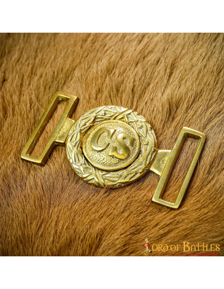 Hebilla latón oficiales confederados...