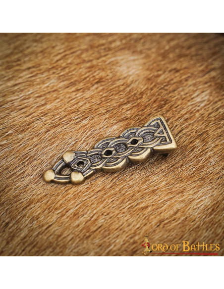 Antiek koperen Keltische riempunt