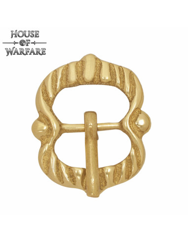 Mittelalterliche Rüstungsgurte mit Messingschnalle