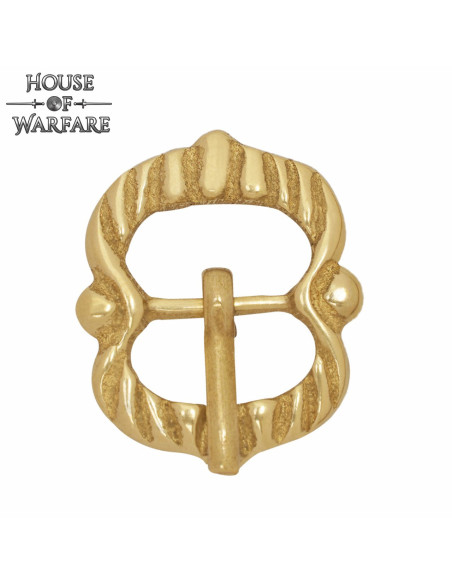 Hebilla medieval latón correas de...