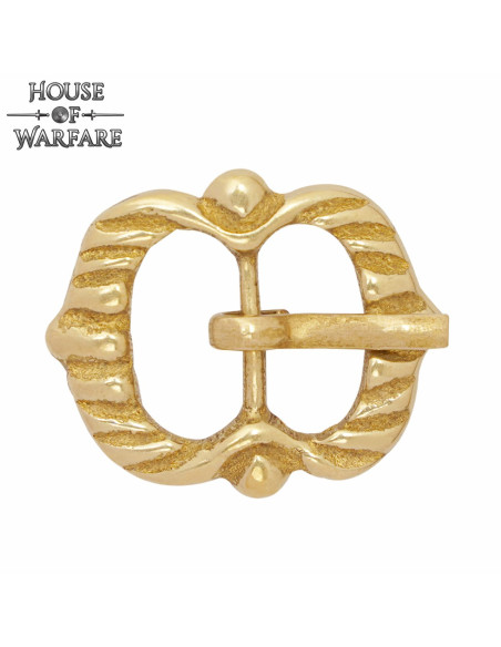 Hebilla medieval latón correas de...