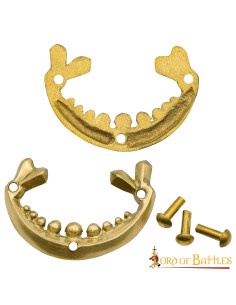 Pakke med 2 vikingebæltedekorationer i messing