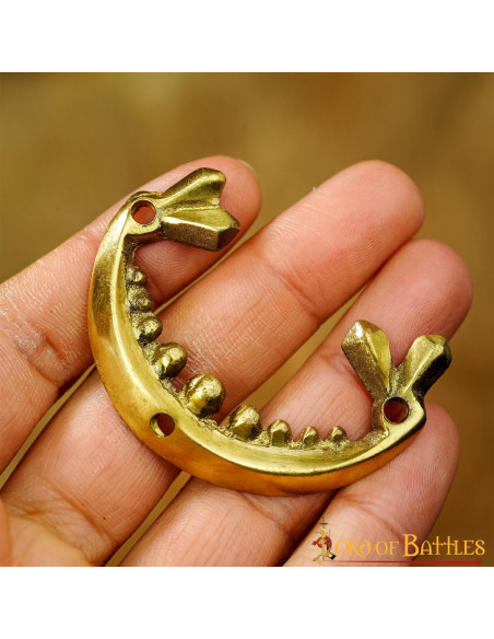 Pack 2 decoraciones vikingas latón...