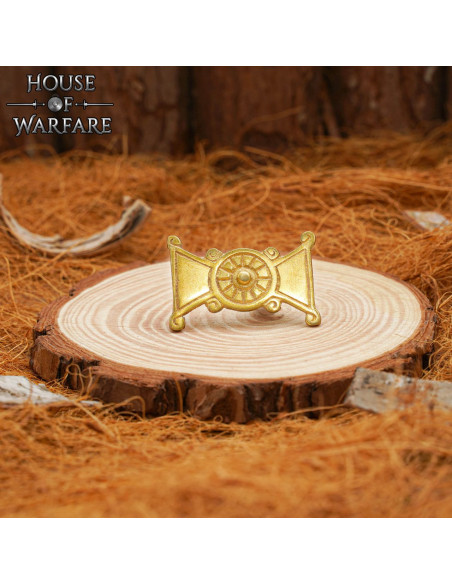 Decoración vikinga latón macizo