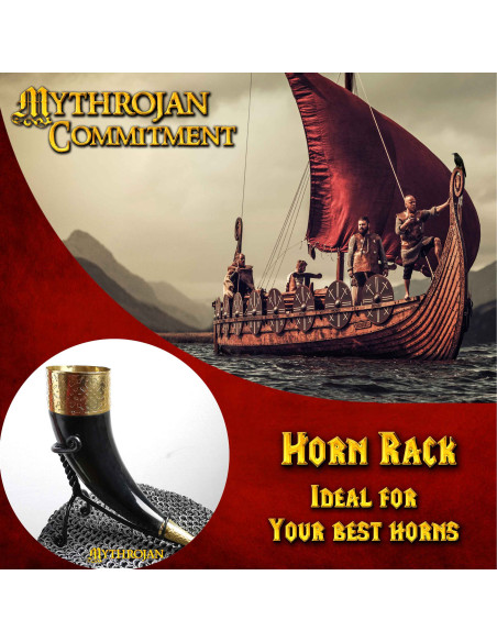 Soporte hierro para cuerno medieval (...