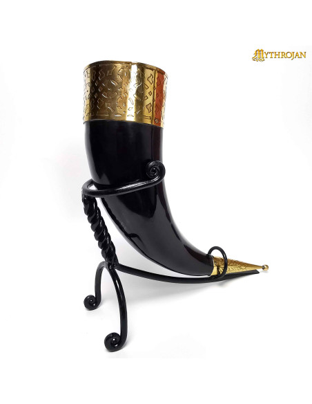 Soporte hierro para cuerno medieval (...