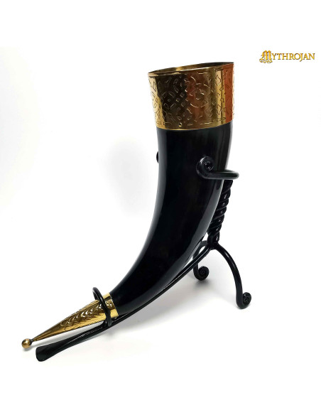 Soporte hierro para cuerno medieval (...