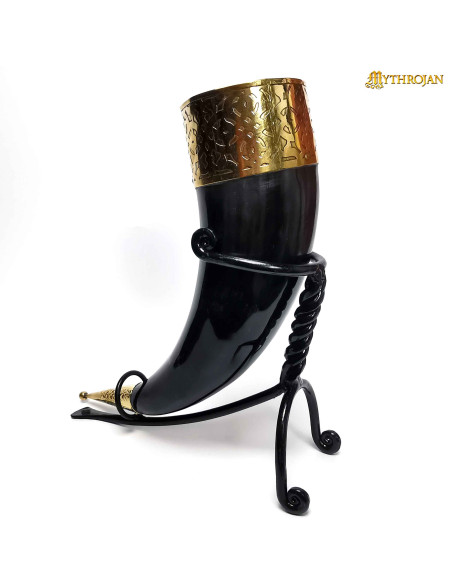 Soporte hierro para cuerno medieval (...