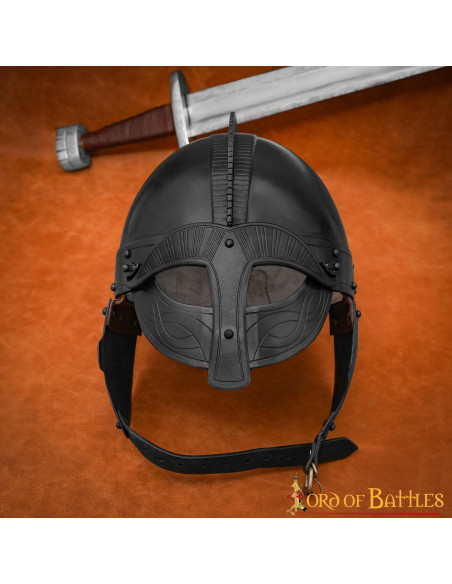 Wikingerhelm im Vendel-Stil mit...