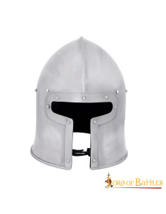 Barbuta medieval estilo Italiano siglo XV (16 g. )