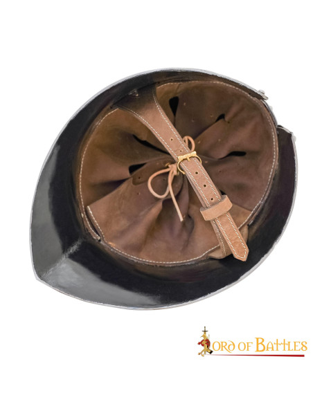 Middeleeuwse barbuta Italiaanse stijl...