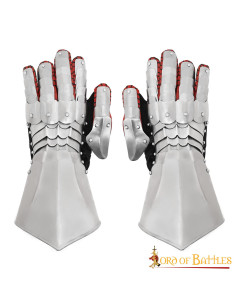 Senmiddelalderlige Cuirassier Gauntlets