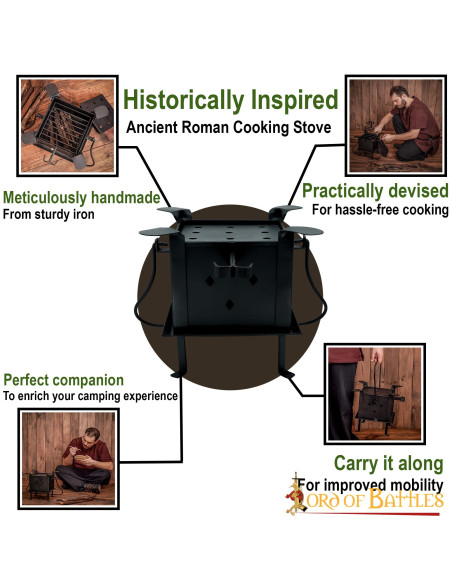 Gammelt romersk køkken og grill (21 x...