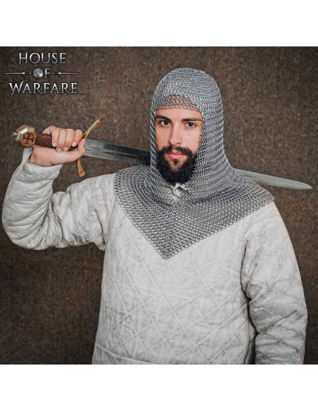 Ringbrynje bøddel i rustfrit stål. (8...