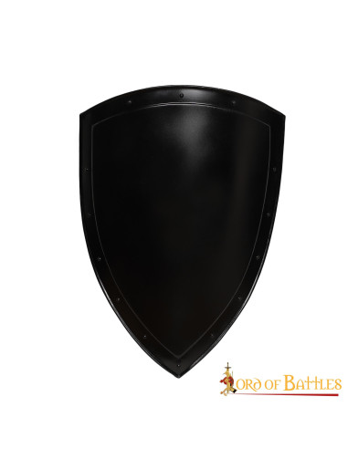 Escudo negro liso para pintar (60,9 cm.)