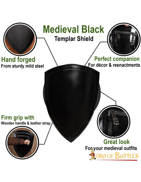 Glatter schwarzer Schild zum Bemalen...