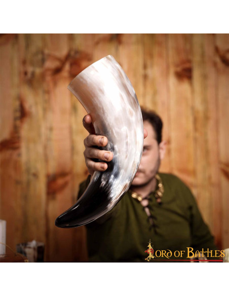 Cuerno vikingo para beber tamaño grande Cuerno vikingo para beber tamaño grande