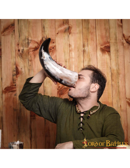 Cuerno vikingo para beber tamaño grande Cuerno vikingo para beber tamaño grande