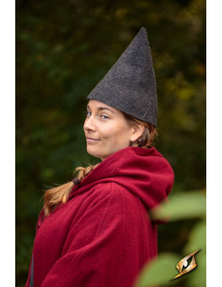Gorro de Gnomo fantasía, lana gris Gorro de Gnomo fantasía, lana gris