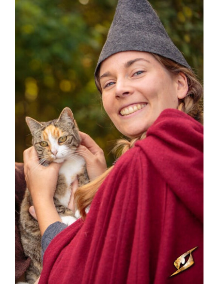 Fantasy Gnome hat, grå uld