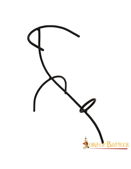 Håndsmedet jernhornstøtte